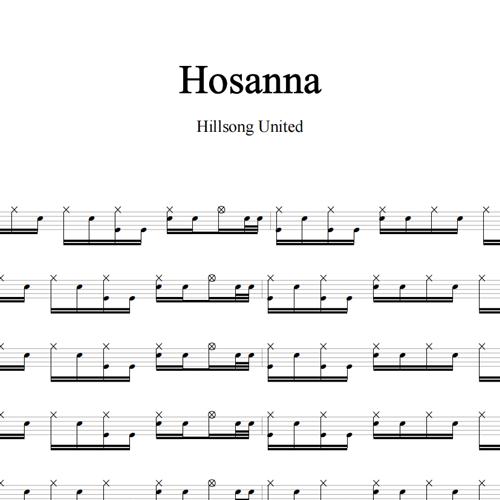 鼓谱*Hillsong United_Hosanna.asp